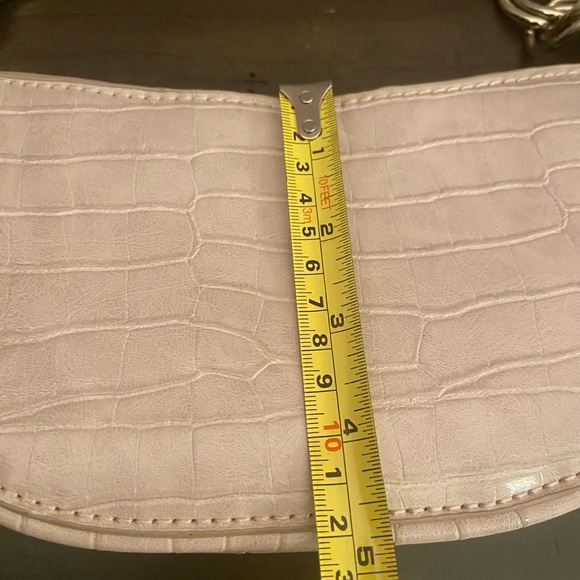 ZARA Ivory Croc Patterned Purse - Picture 6 of 6
